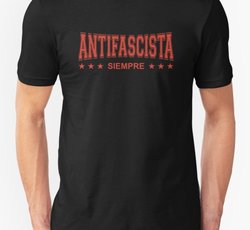 Antifascista Siempre - Always Anti-Fascist - Red Design