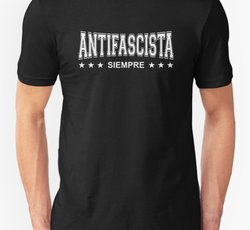 Antifascista Siempre - Always Anti-Fascist - White Design