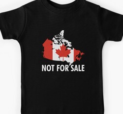 Canada Not For Sale Patriotic Country Flag Design