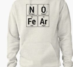 No Fear Periodic Table Elements - Science Design Black