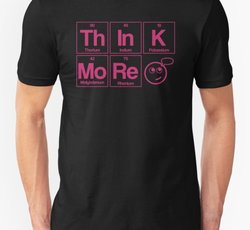 Think More - Pink Periodic Table Science Design