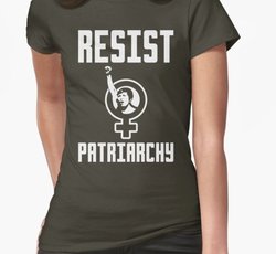 Resist Patriarchy - Female Activist & Feminist Design White
